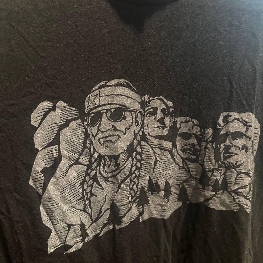 Willie Nelson Mt Rushmore T-Shirt